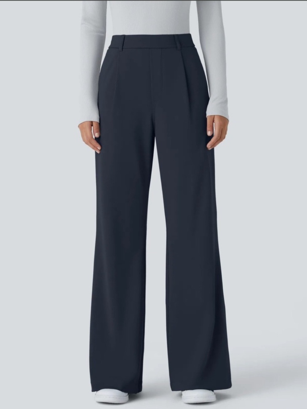 Halara Flex DayStretch High Waisted Pocket Work Flare Pants Size Medium - Picture 1 of 6